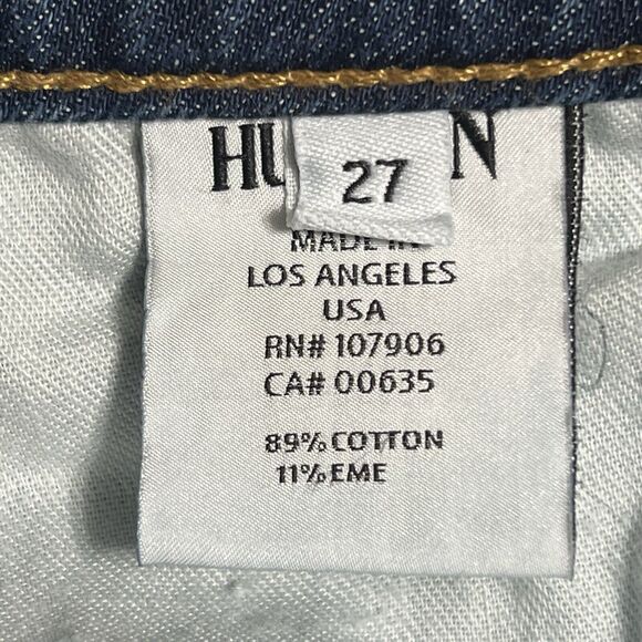 HUDSON Beth Baby Boot Cut Jeans Women's 27 Blue Denim Stretch Cotton Pockets - Picture 6 of 17